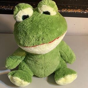 Green Plush Frog Toy
